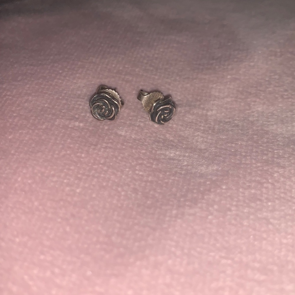 James Avery Rose Earrings